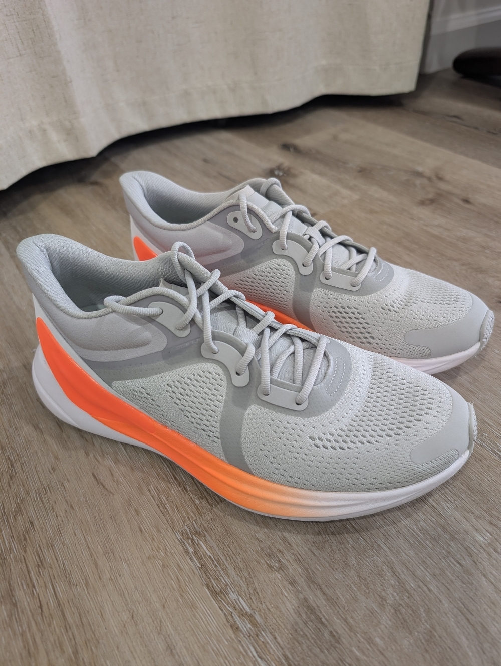 Lululemon Women's Blissfeel Running Shoes Vapor/Heather Orange/White Size 10
